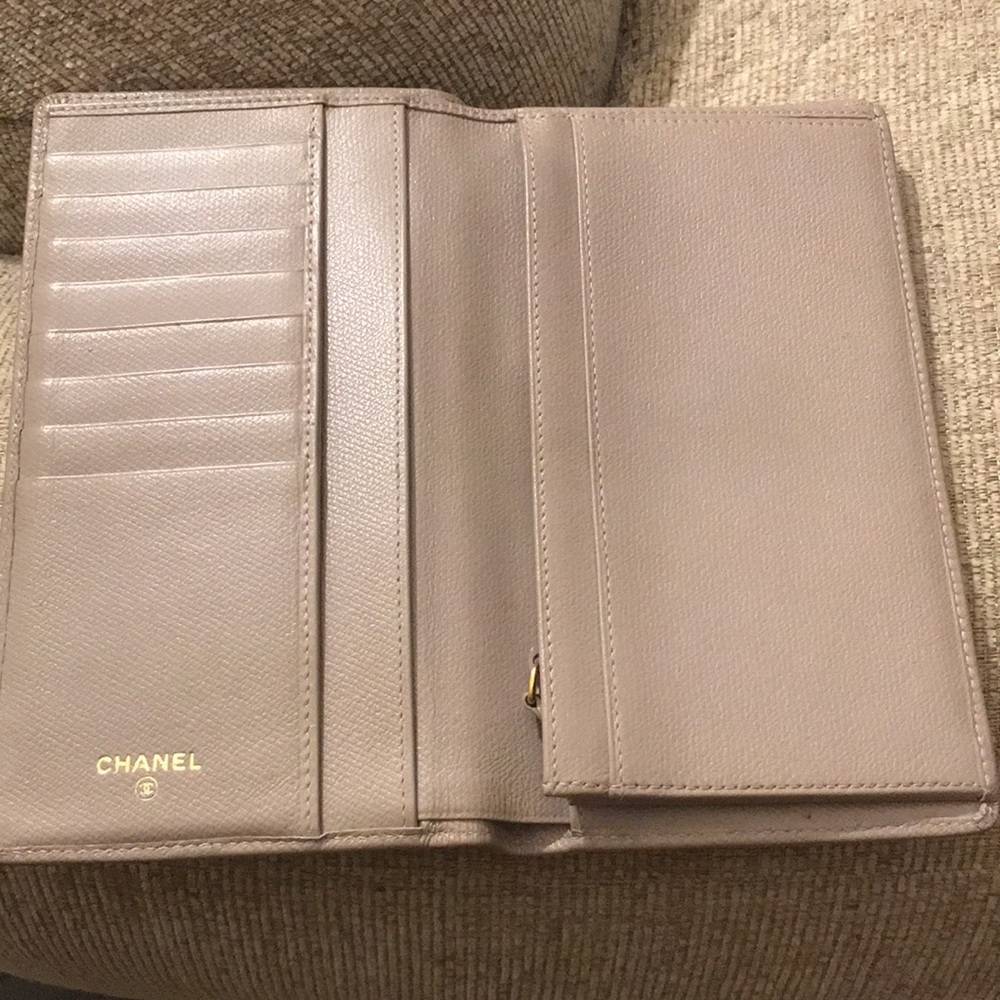 Chanel Long Wallet Coco Button In Tan Color - image 2